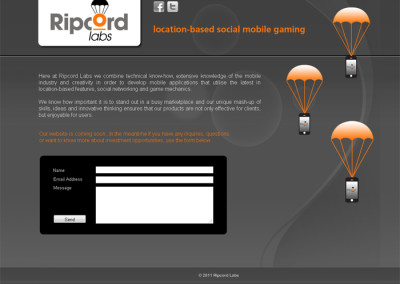 Ripcord Labs Landing Page