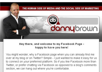 Danny Brown Facebook Design