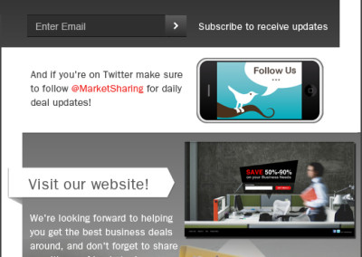 MarketSharing Facebook Page Design
