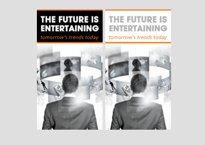 The Future is Entertaining Facebook Profile Pics Design